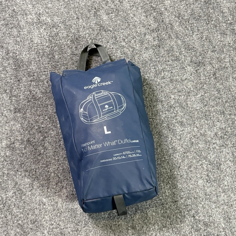 Eagle Creek No Matter What Duffel Large 110L Bag Navy Blue Black Travel Bag
